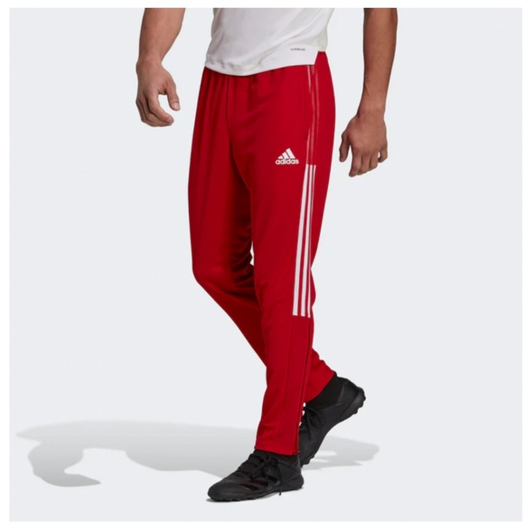 Adidas Tiro 21 Track Pants Style GT6841, Red, Men's Size Medium - Picture 1 of 10